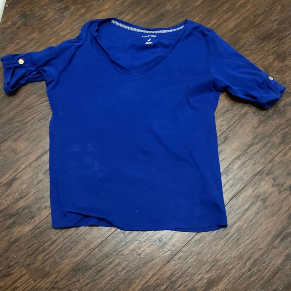 Navy Blue Nautica Shirt